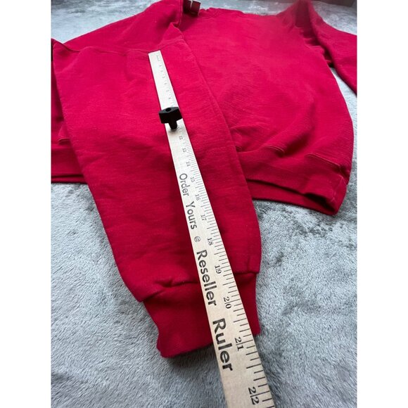 VTG Hanes Ultimate Print Pro Mens XL Red Sweatshirt Adult Cotton Polyester Blend - Picture 6 of 11